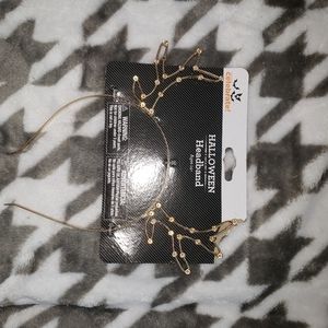 Gold Reindeer headband